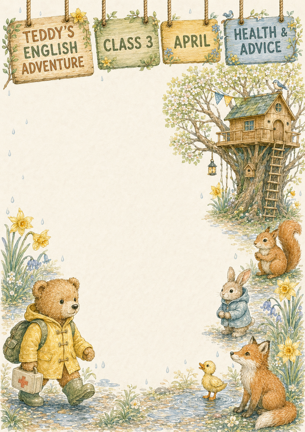 Teddy’s English Adventure – całoroczny lapbook dla klasy 3 (September–June)
