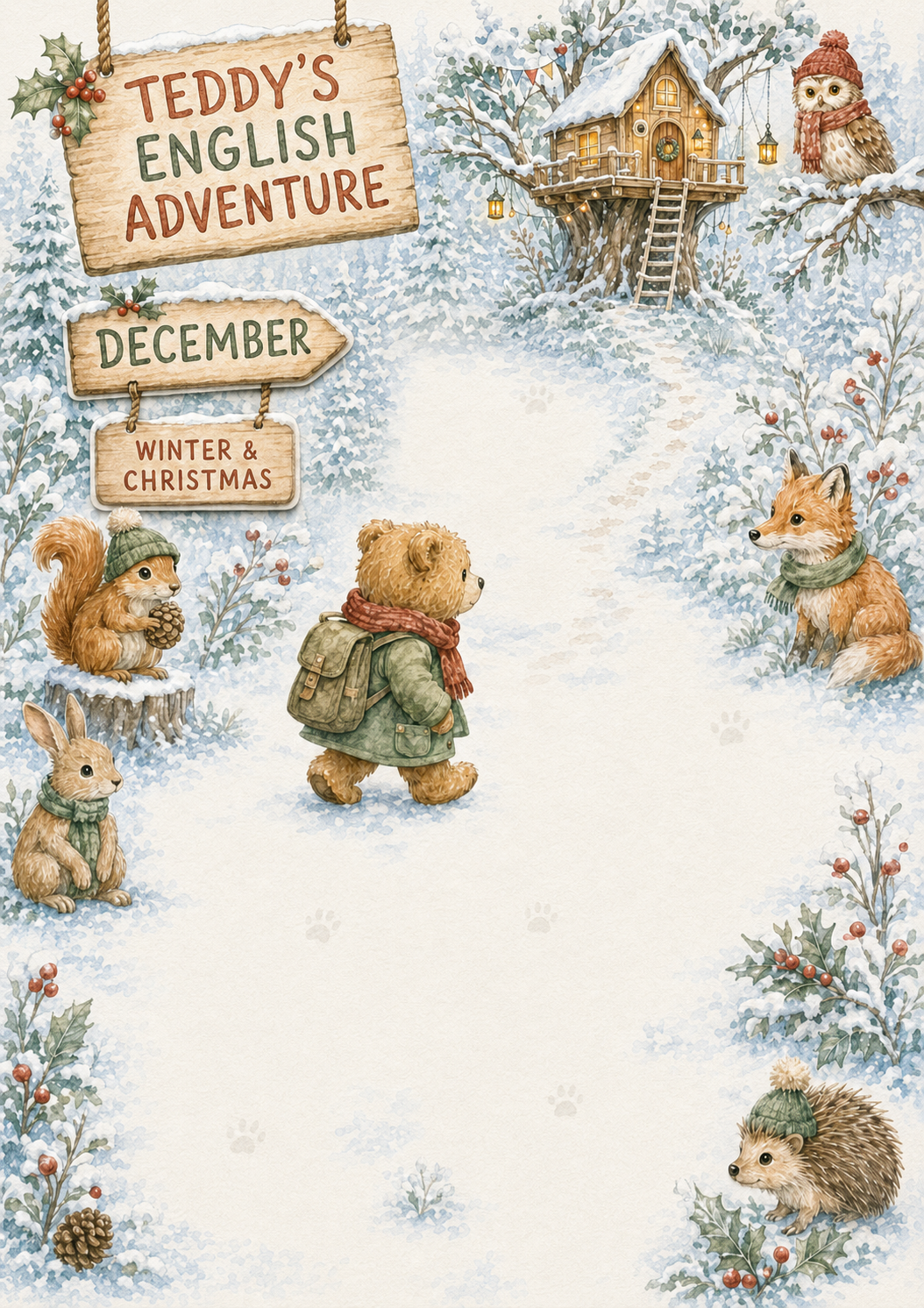 Teddy’s English Adventure – całoroczny lapbook dla klasy 1 (September–June)