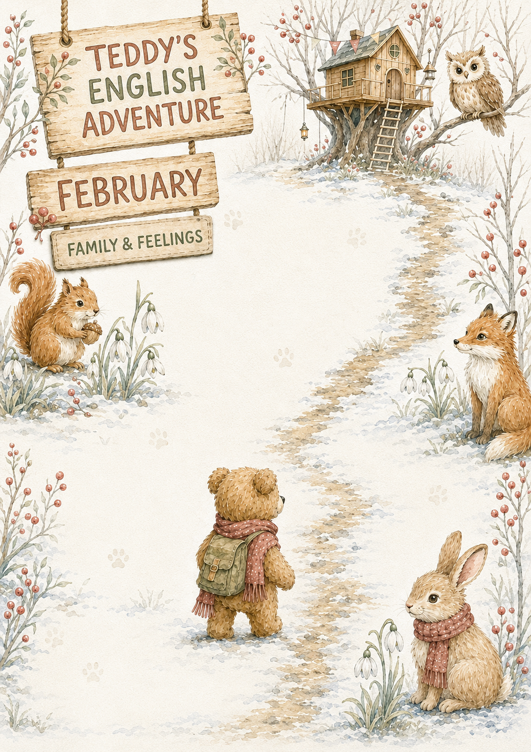 Teddy’s English Adventure – całoroczny lapbook dla klasy 1 (September–June)