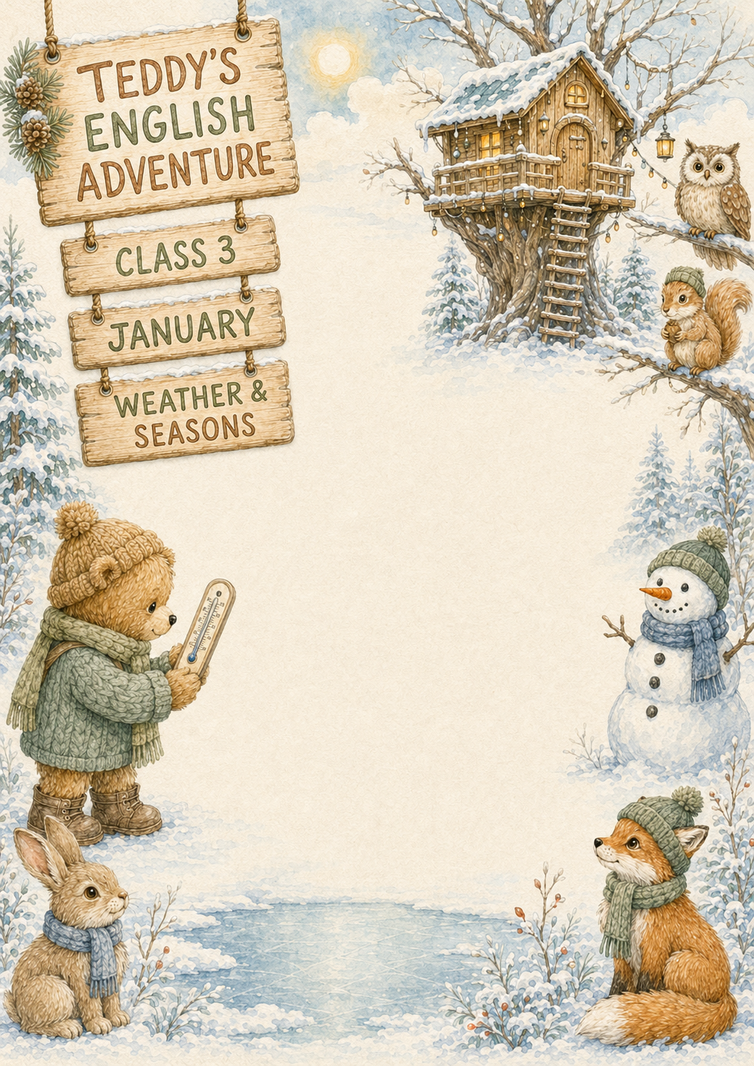 Teddy’s English Adventure – całoroczny lapbook dla klasy 3 (September–June)
