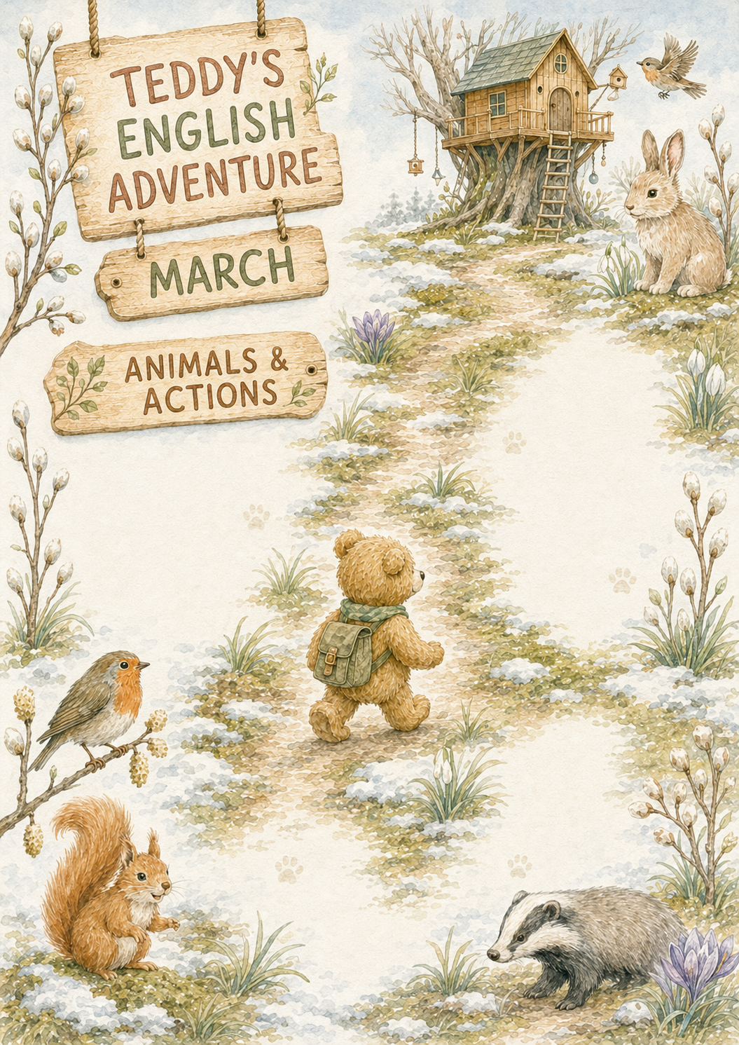Teddy’s English Adventure – całoroczny lapbook dla klasy 1 (September–June)