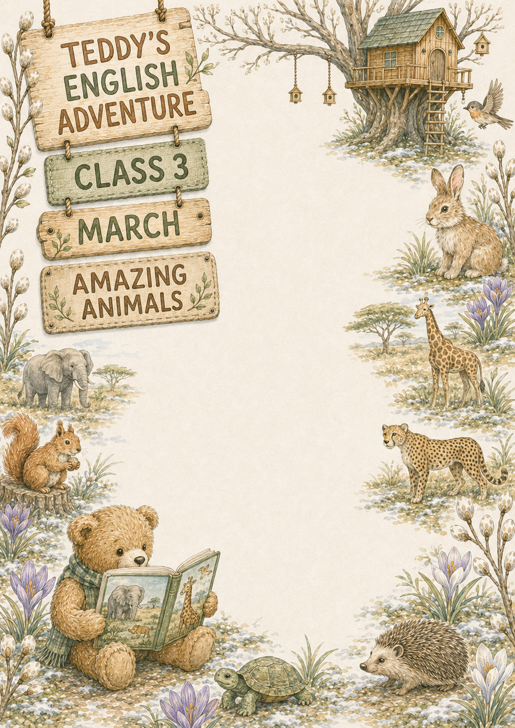 Teddy’s English Adventure – całoroczny lapbook dla klasy 3 (September–June)