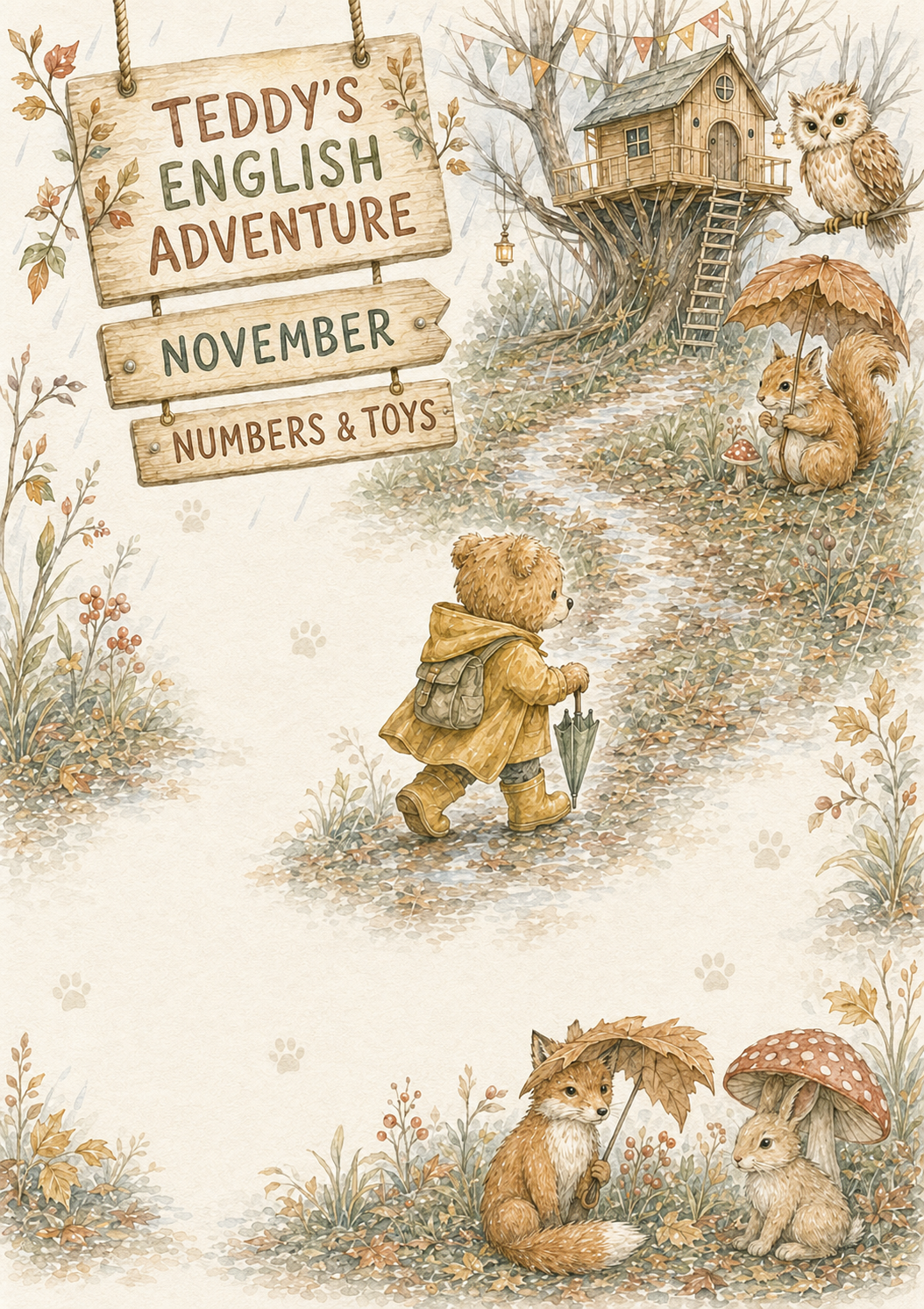 Teddy’s English Adventure – całoroczny lapbook dla klasy 1 (September–June)