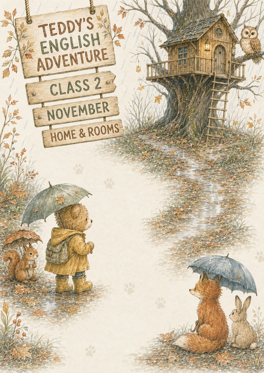 Teddy’s English Adventure – całoroczny lapbook dla klasy 2 (September–June)
