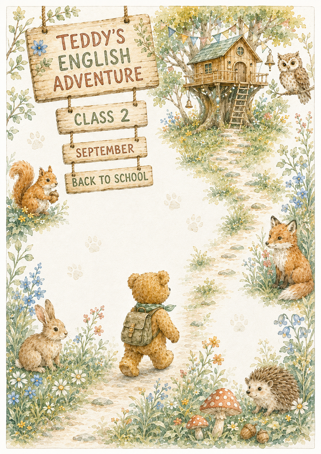 Teddy’s English Adventure – całoroczny lapbook dla klasy 2 (September–June)