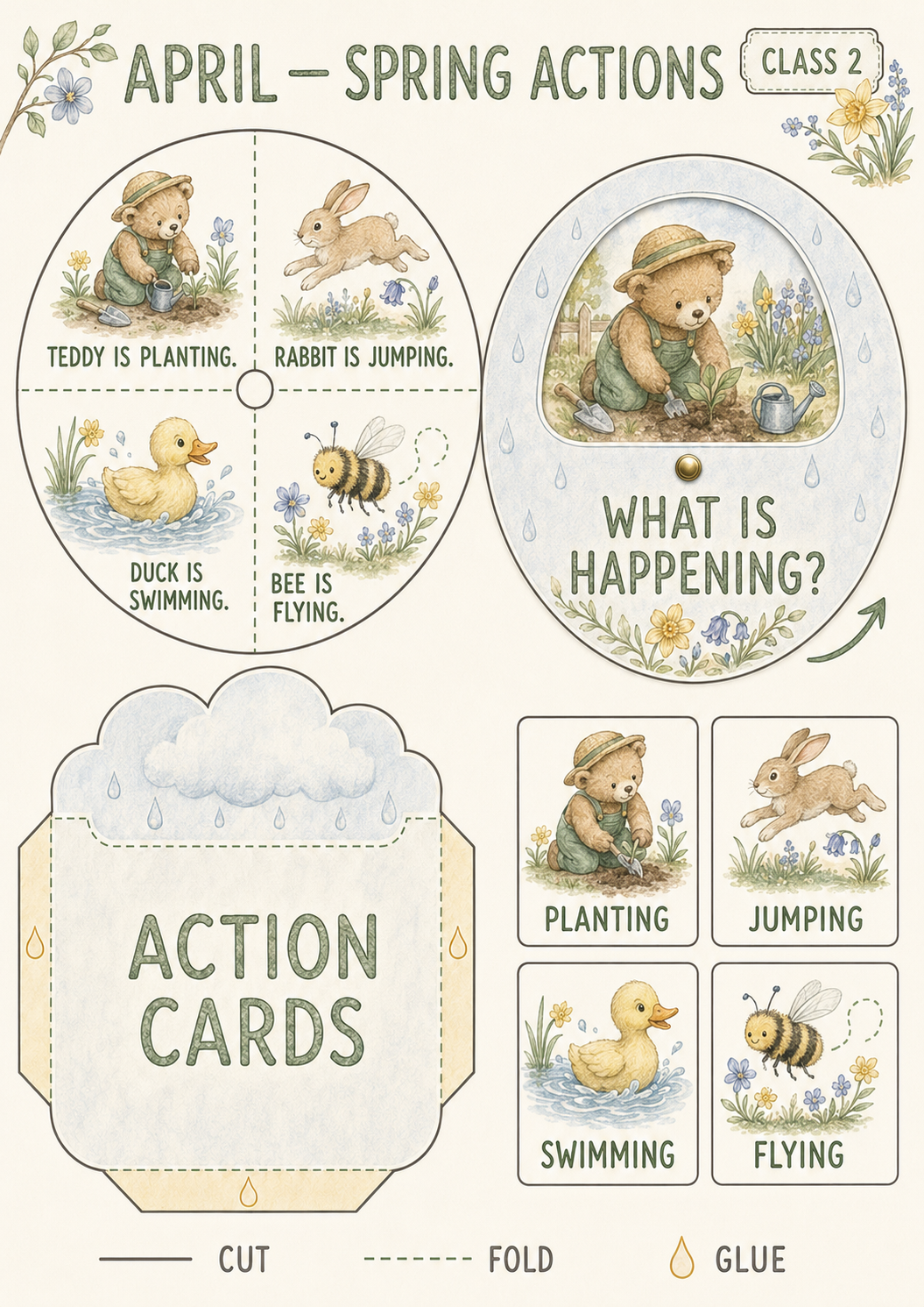 Teddy’s English Adventure – całoroczny lapbook dla klasy 2 (September–June)
