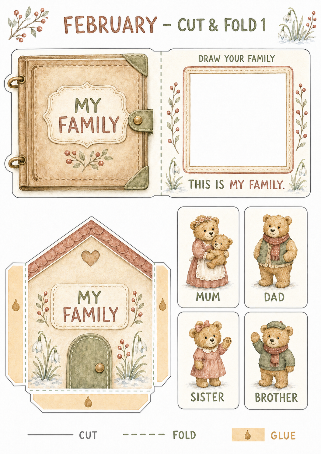 Teddy’s English Adventure – całoroczny lapbook dla klasy 1 (September–June)