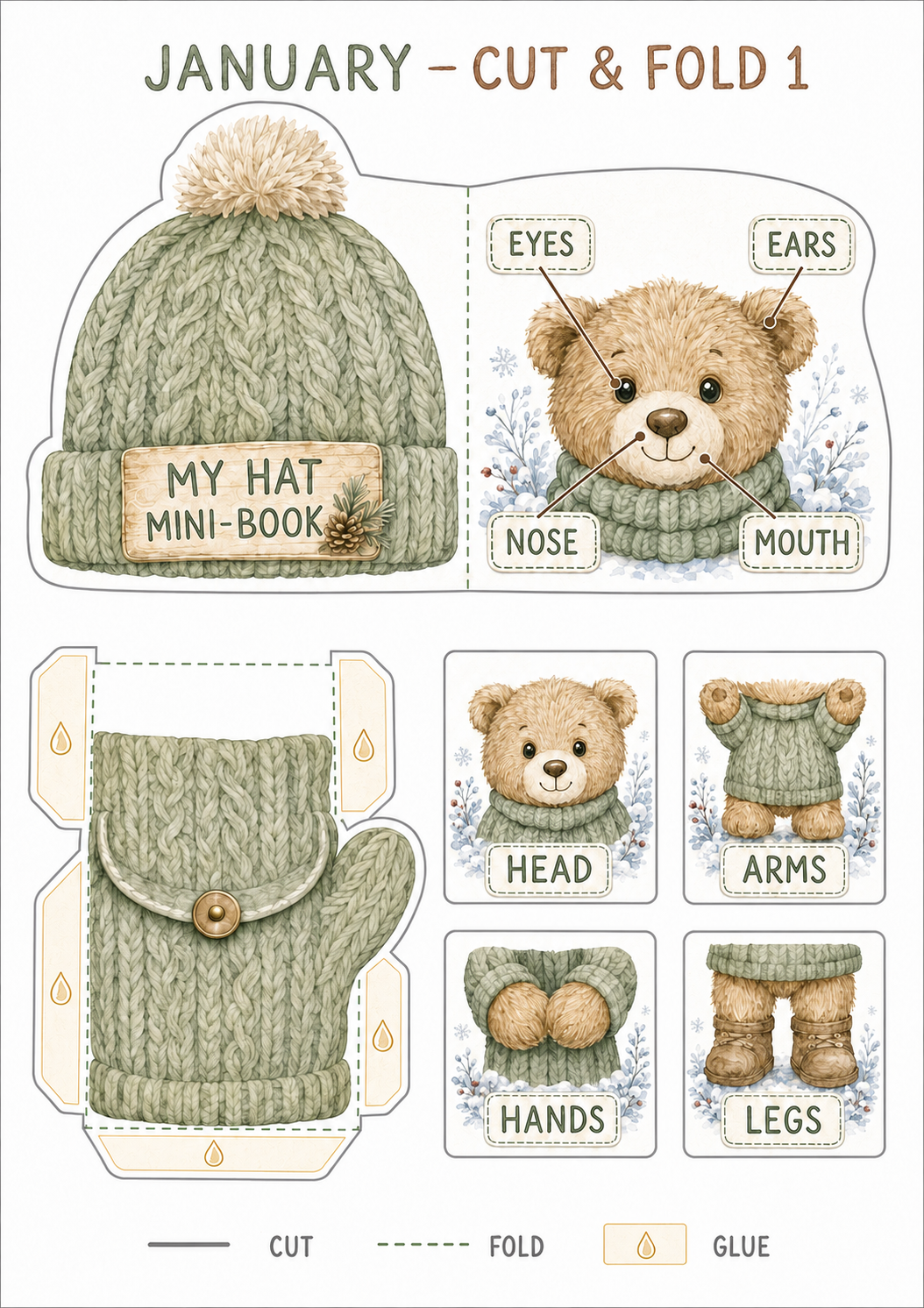 Teddy’s English Adventure – całoroczny lapbook dla klasy 1 (September–June)