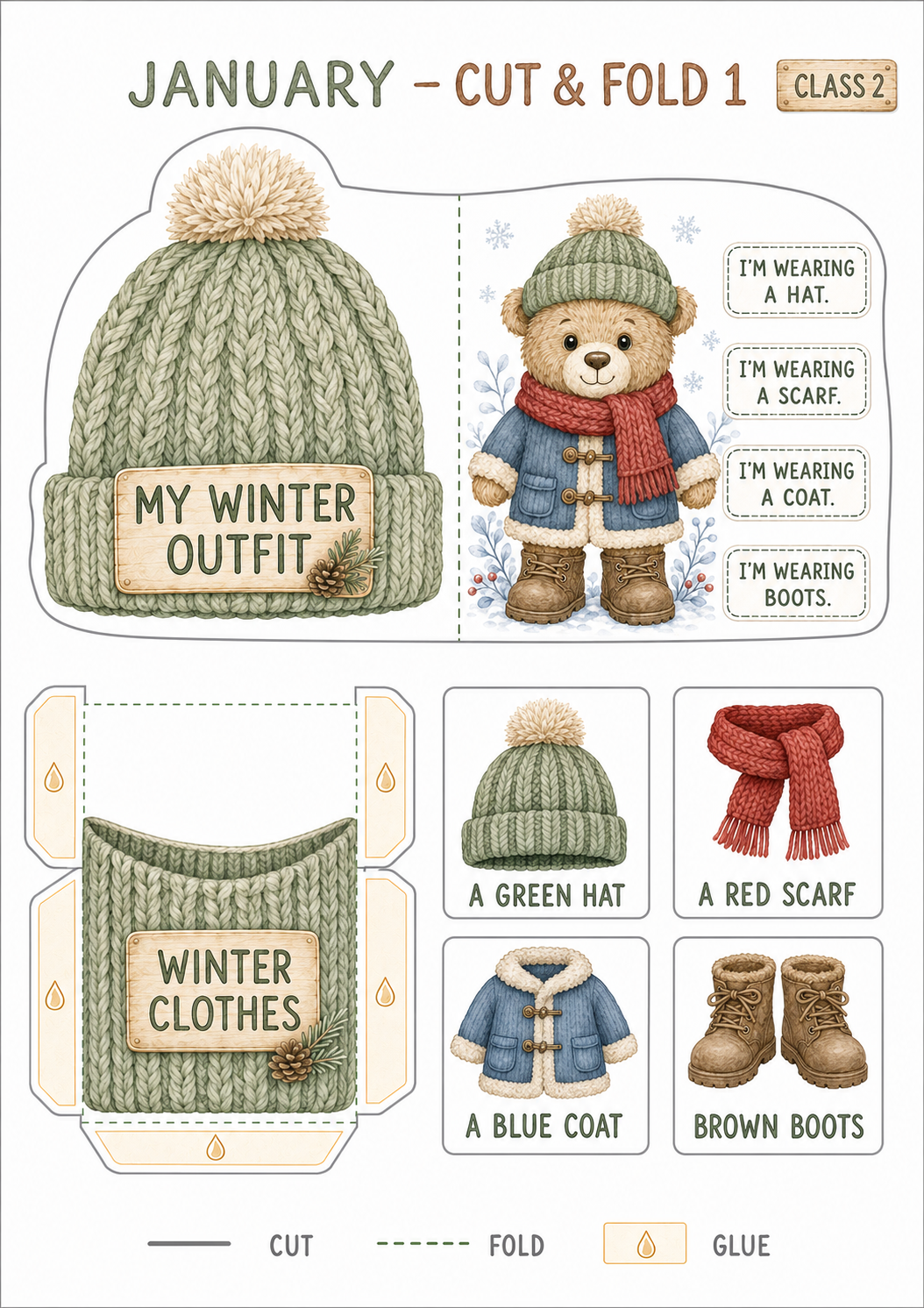 Teddy’s English Adventure – całoroczny lapbook dla klasy 2 (September–June)