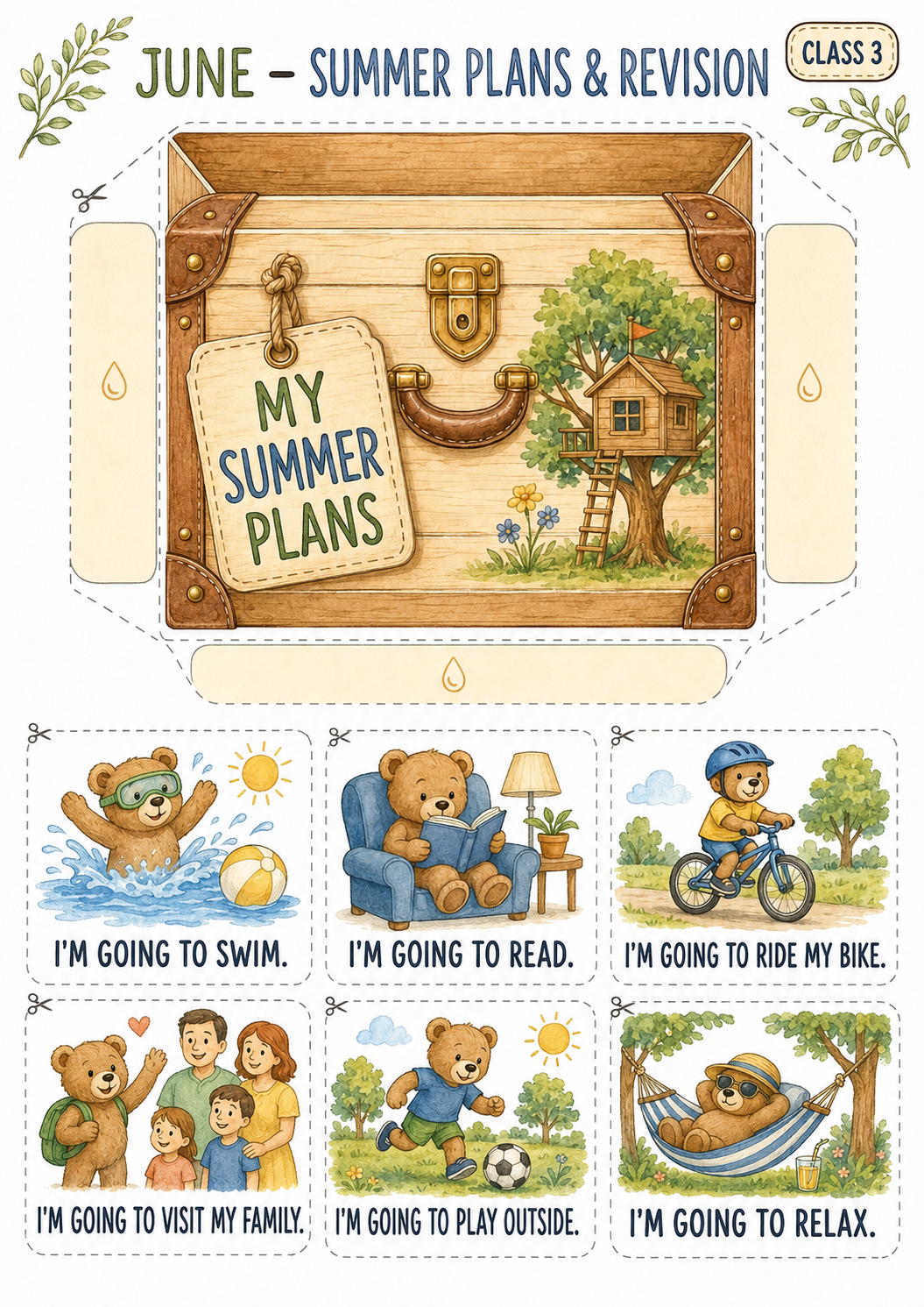Teddy’s English Adventure – całoroczny lapbook dla klasy 3 (September–June)