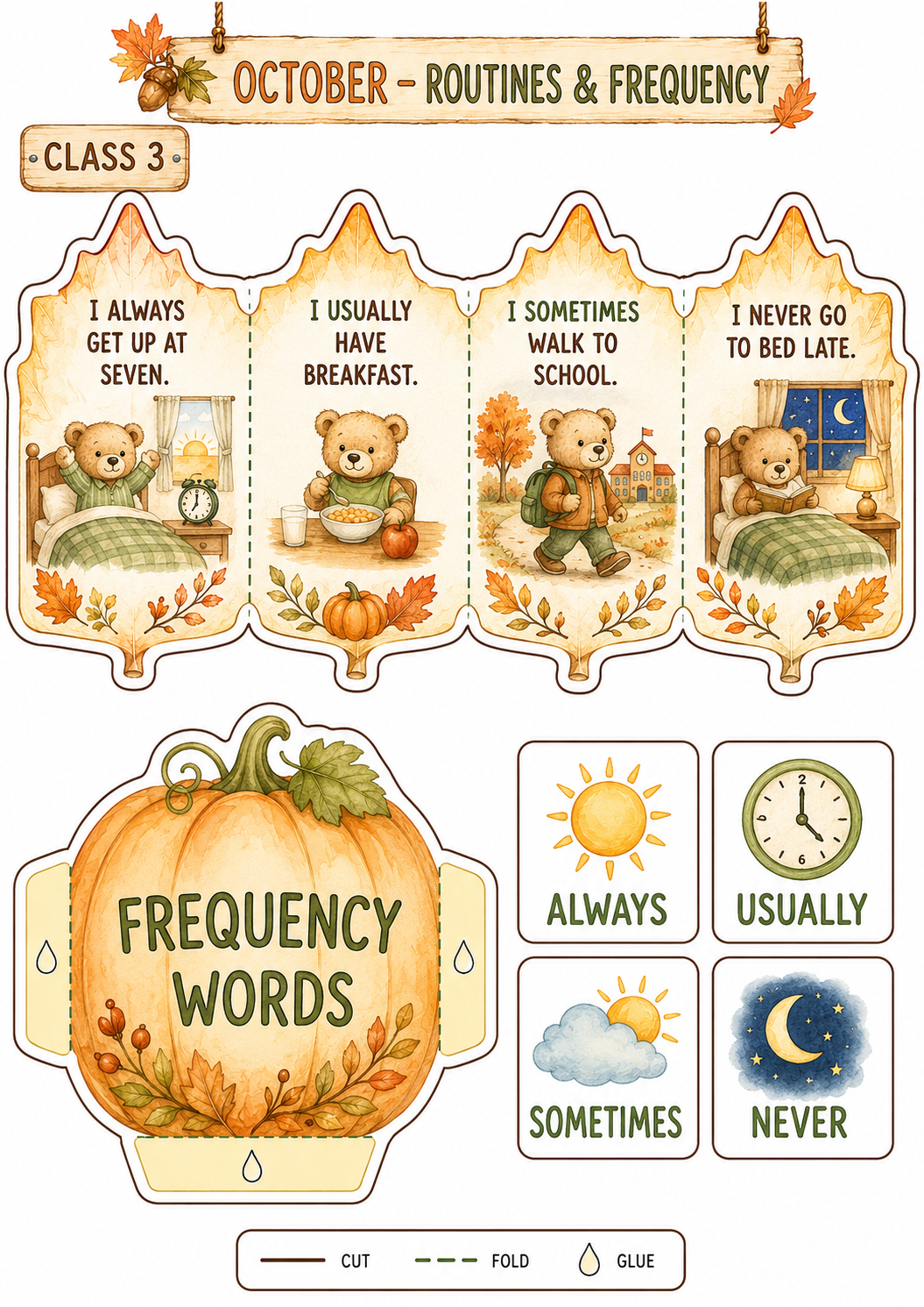 Teddy’s English Adventure – całoroczny lapbook dla klasy 3 (September–June)