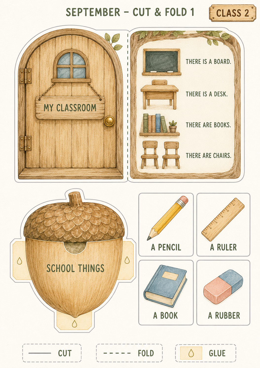 Teddy’s English Adventure – całoroczny lapbook dla klasy 2 (September–June)