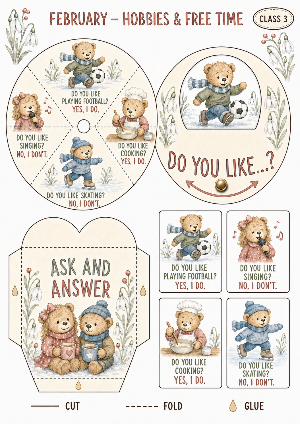 Teddy’s English Adventure – całoroczny lapbook dla klasy 3 (September–June)