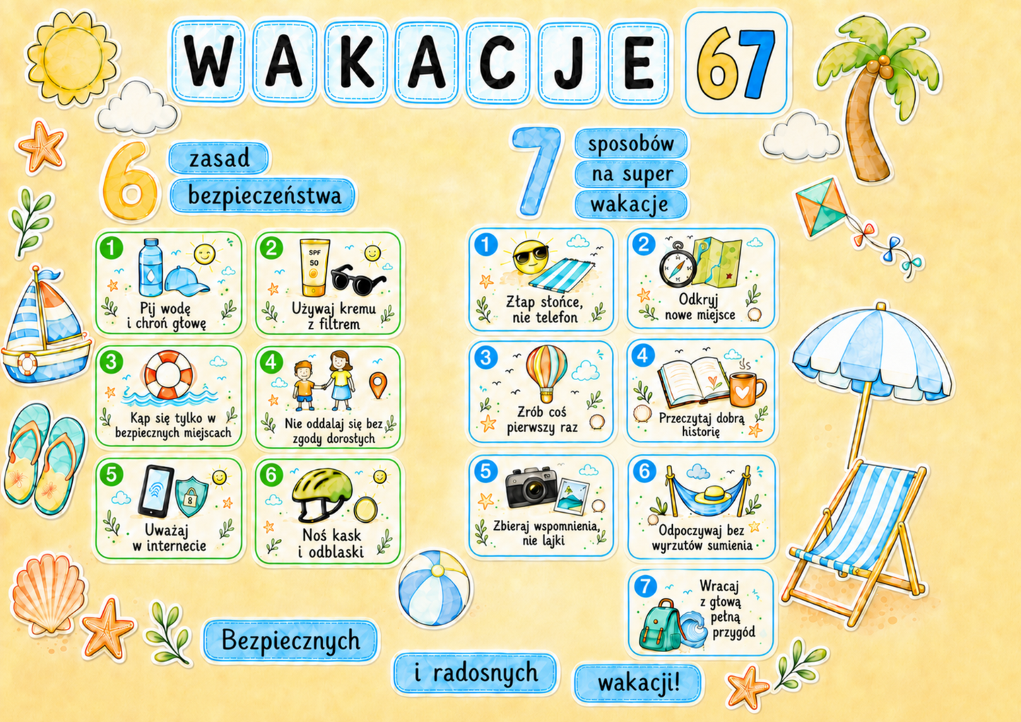 WAKACJE 67 - gazetka edukacyjna