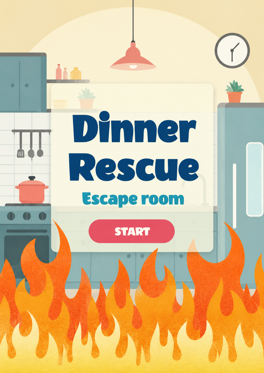 Dinner Rescue – escape room (interaktywny PDF)