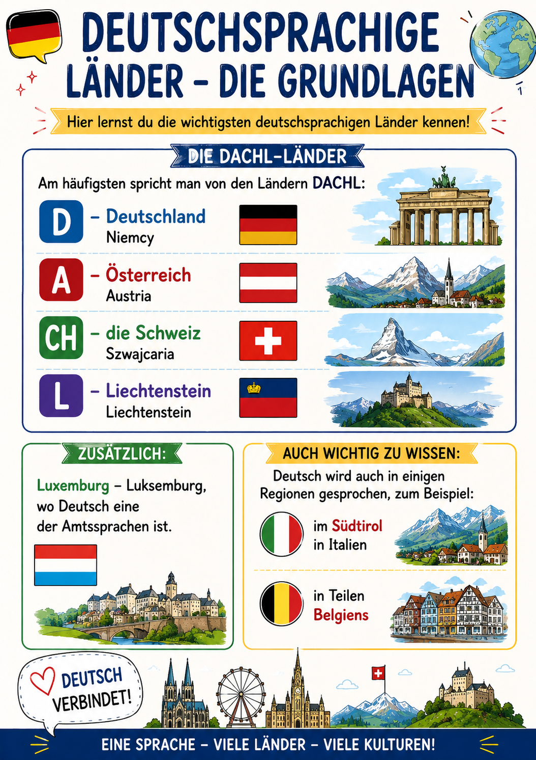 Deutschsprachige Länder – kraje niemieckojęzyczne