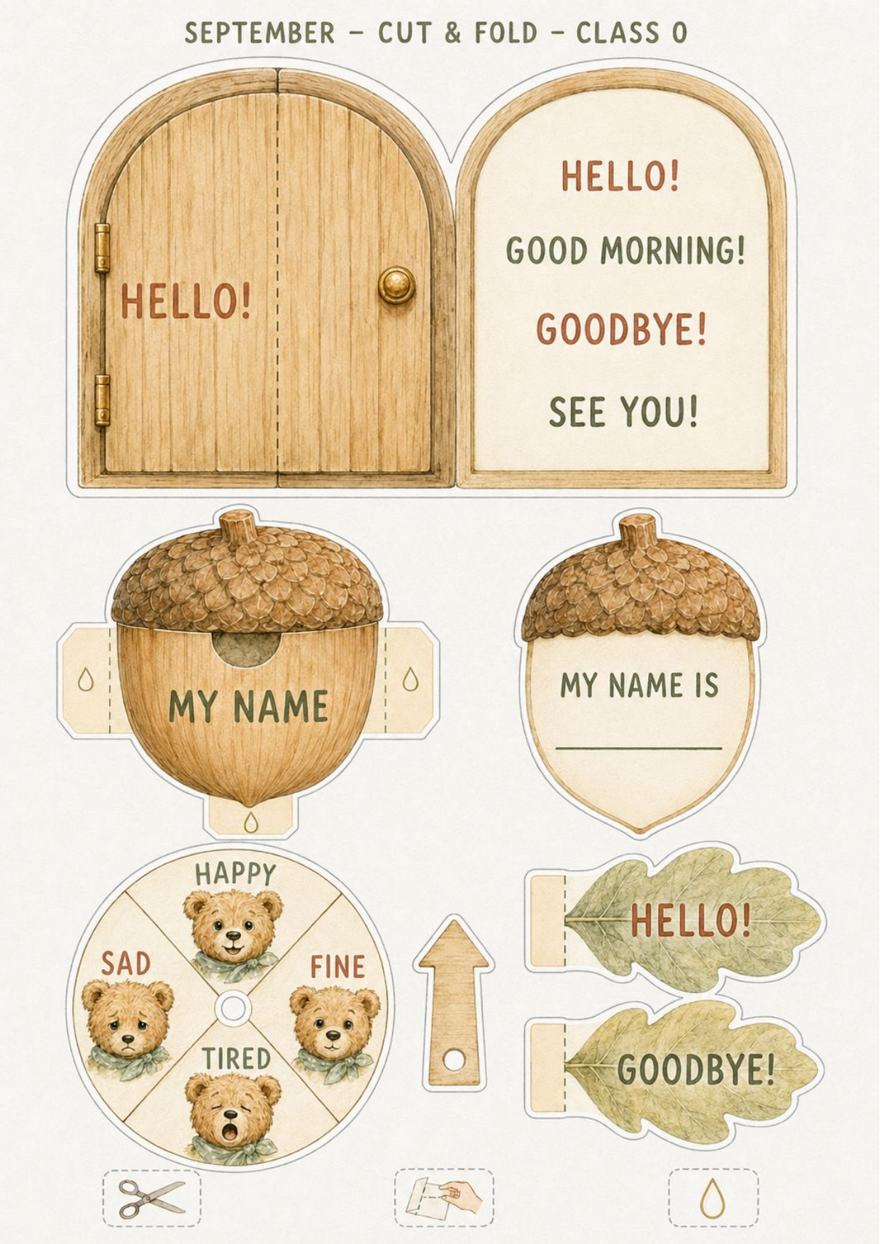 Teddy’s First English Adventure – całoroczny lapbook dla klasy 0 (September–June)