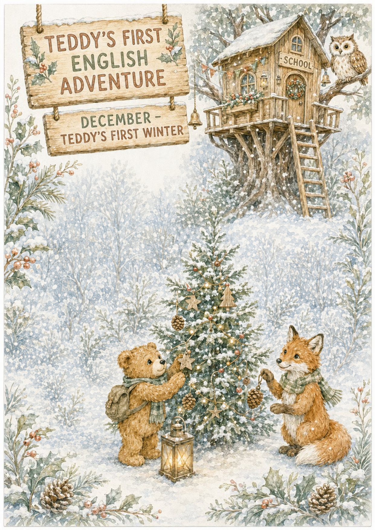 Teddy’s First English Adventure – całoroczny lapbook dla klasy 0 (September–June)