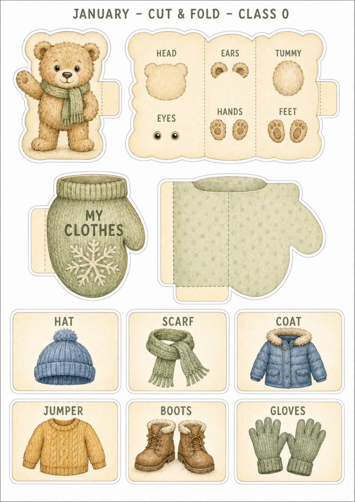 Teddy’s First English Adventure – całoroczny lapbook dla klasy 0 (September–June)