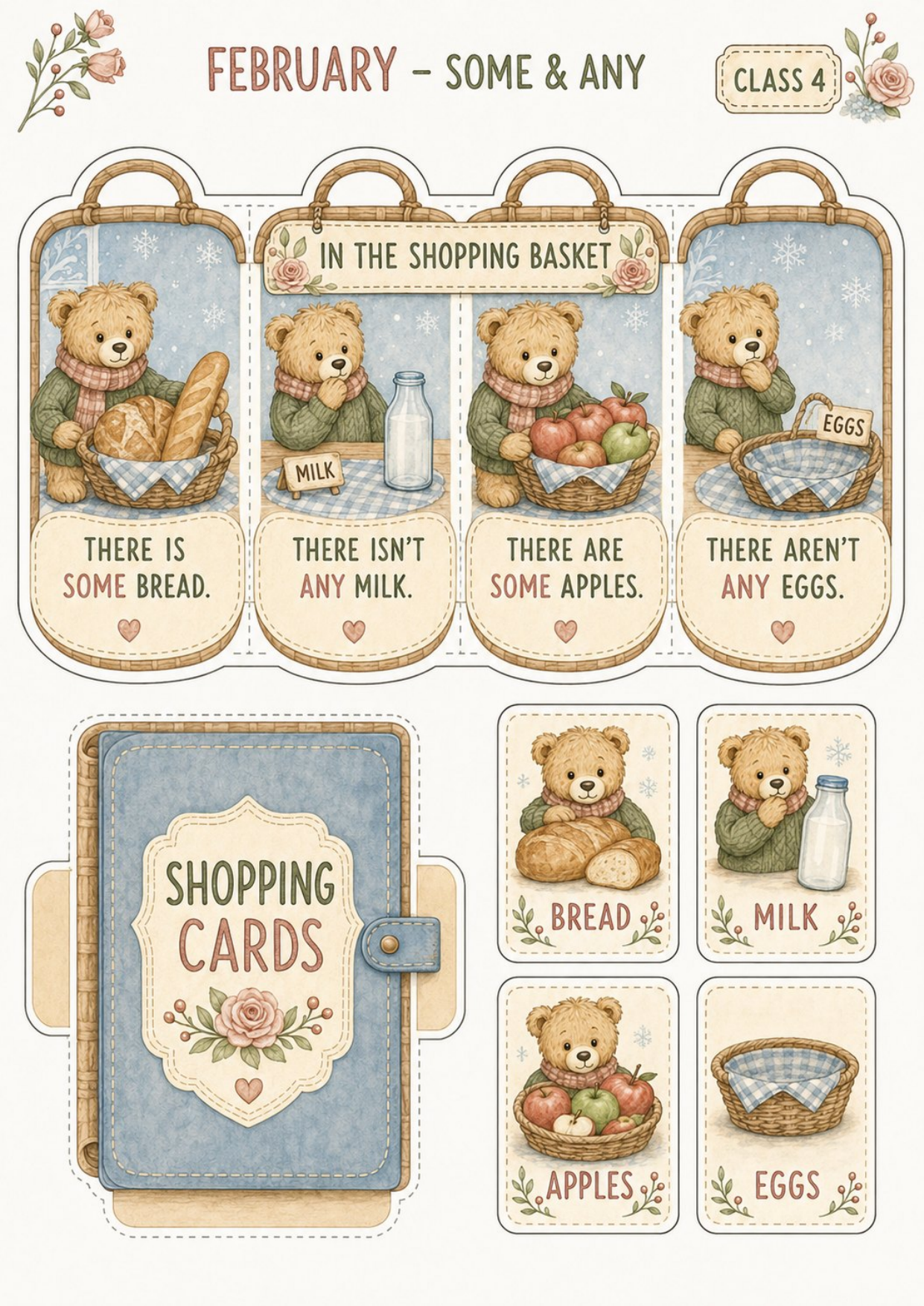 Teddy’s English Adventure – całoroczny lapbook dla klasy 4 (September–June)
