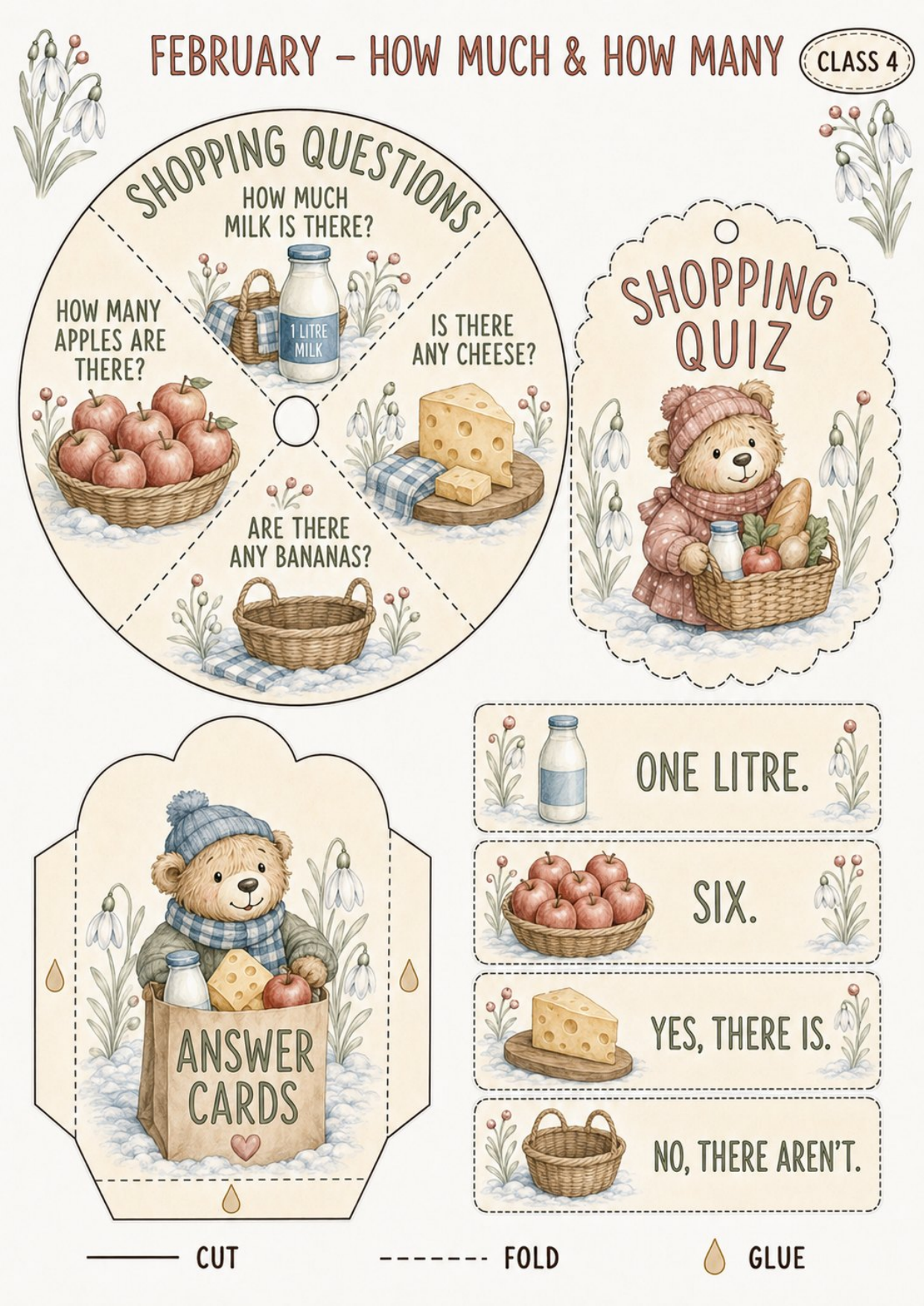 Teddy’s English Adventure – całoroczny lapbook dla klasy 4 (September–June)