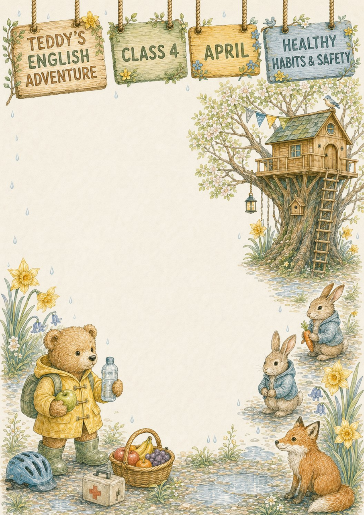 Teddy’s English Adventure – całoroczny lapbook dla klasy 4 (September–June)