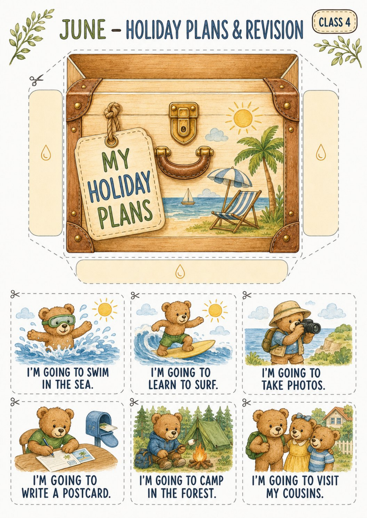 Teddy’s English Adventure – całoroczny lapbook dla klasy 4 (September–June)