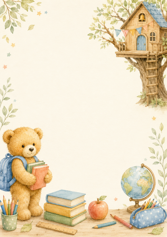 Teddy’s English Adventure – szkoła, pory roku, pogoda i wakacje (4 lapbooki PDF)