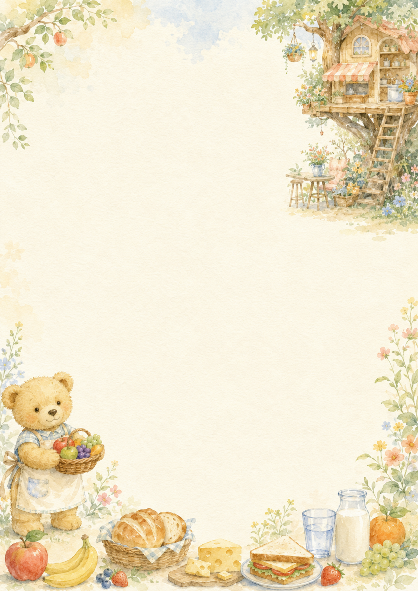 Teddy’s English Adventure – rodzina, dom, ubrania, jedzenie i zwierzęta (5 lapbooków PDF)
