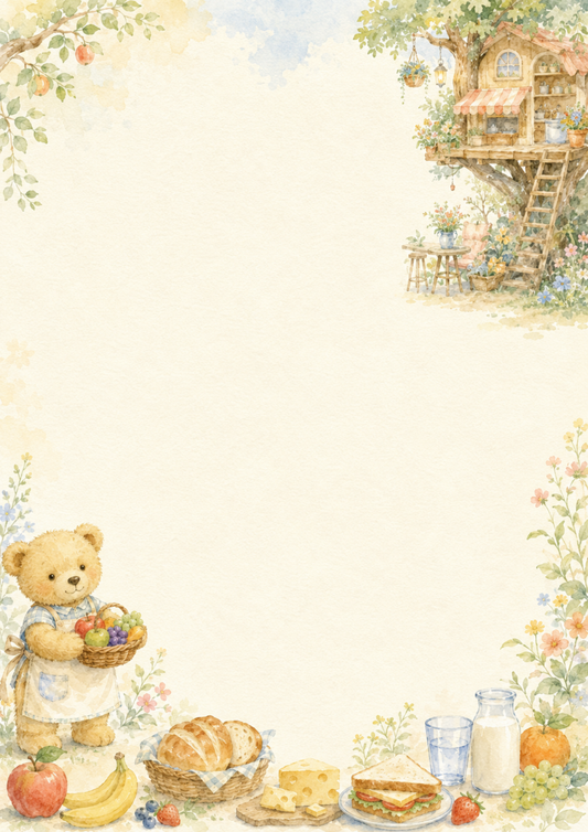 Teddy’s English Adventure – rodzina, dom, ubrania, jedzenie i zwierzęta (5 lapbooków PDF)