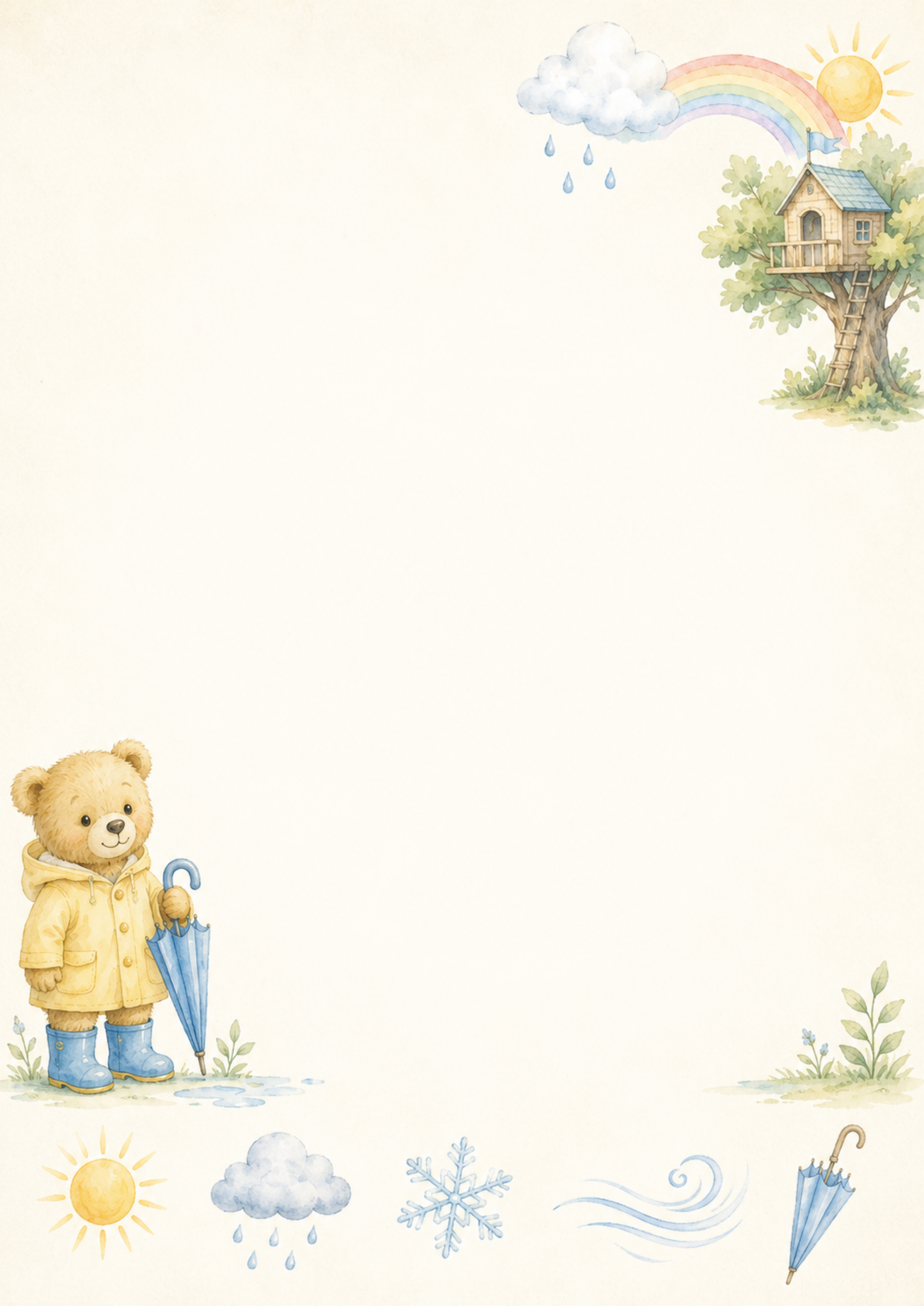 Teddy’s English Adventure – szkoła, pory roku, pogoda i wakacje (4 lapbooki PDF)
