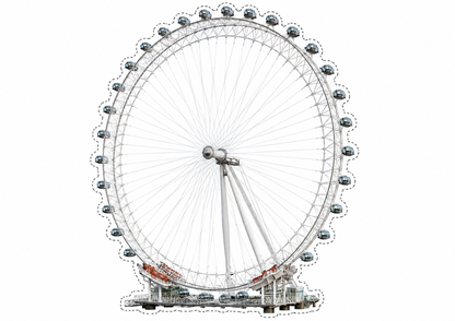 London Eye – podgląd dekoracji do druku