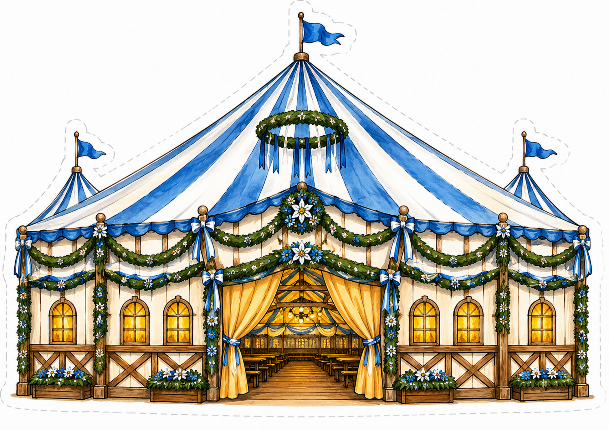 Oktoberfest – element dekoracyjny do gazetki
