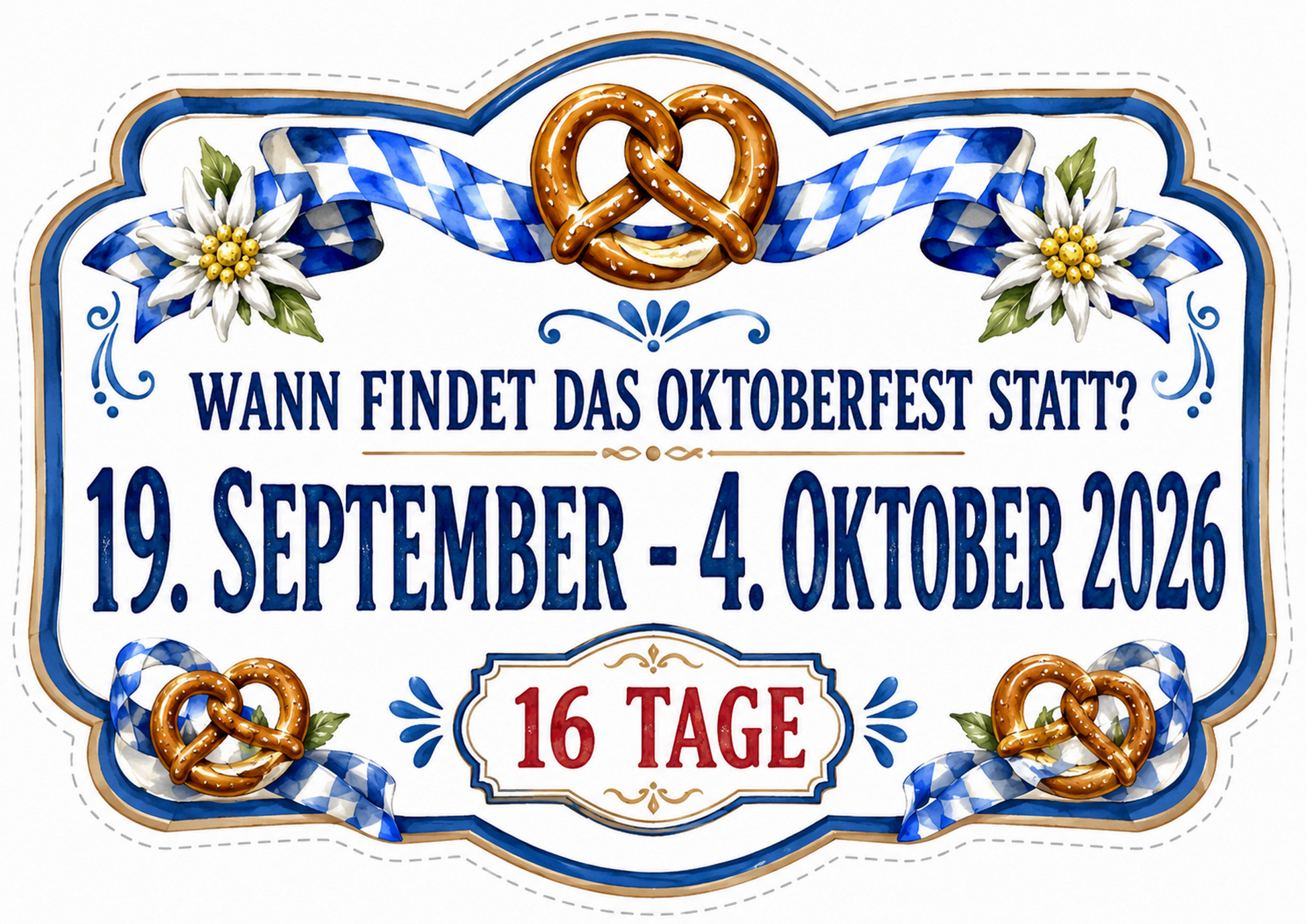 Oktoberfest – element dekoracyjny do gazetki