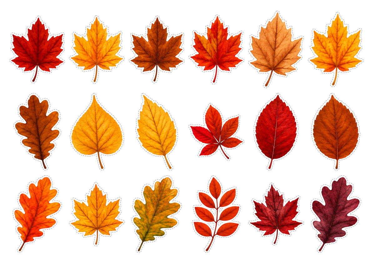 Hello Autumn – liście do druku, strona 14
