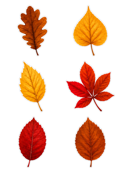 Hello Autumn – liście do druku, strona 16