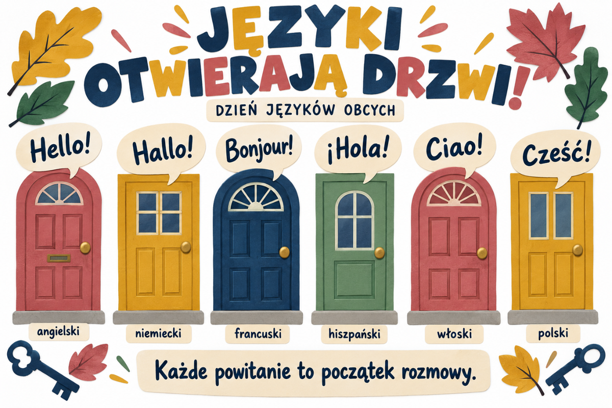 Języki otwierają drzwi – podgląd gazetki na Dzień Języków Obcych