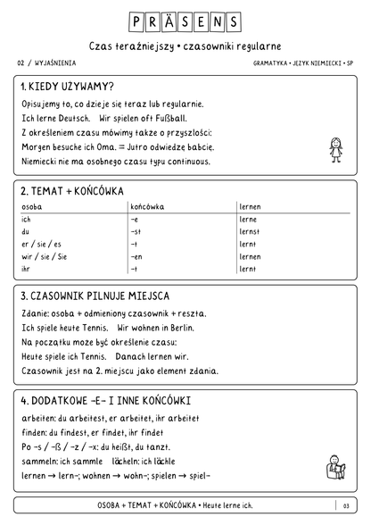 Präsens – wyjaśnienia
